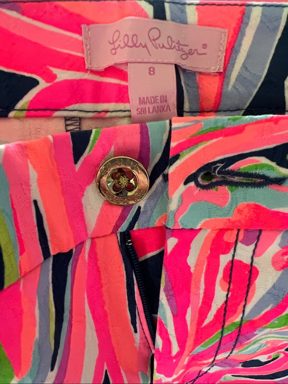 Lilly Pulitzer Kelly Slim Pants Size 8 - Picture 2 of 5
